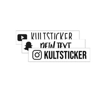Charger l&#39;image dans la galerie, Personalisierter Aufkleber Instagram
