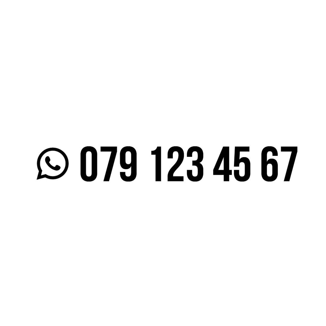 WhatsApp - Mit deinem Namen/Nummer